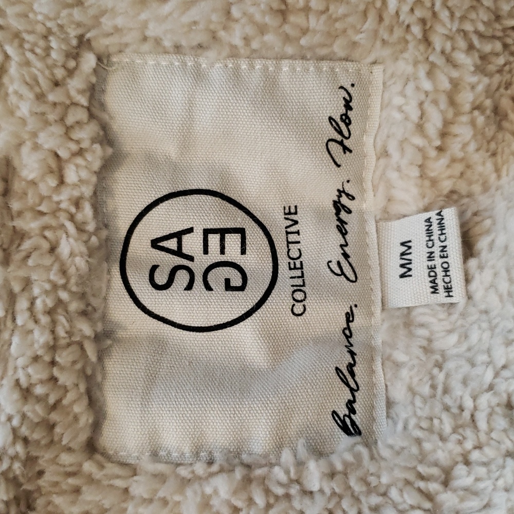 Sage Plaid Fall Sweater Shirt Jacket - Picture 9 of 11